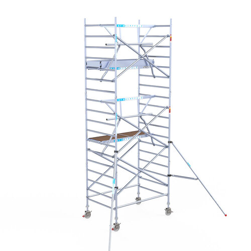 Euroscaffold Euro 135x190x6,2m werkhoogte enkele voorloopleuning Euroscaffold Euroscaffold Euro 135x190x6,2m werkhoogte enkele voorloopleuning