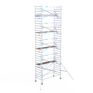 Euroscaffold Euroscaffold Euro 135x305x10,2m werkhoogte enkele voorloopleuning Euroscaffold Euro 135x305x10,2m werkhoogte enkele voorloopleuning