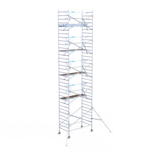 Euroscaffold Euroscaffold Euro 135x250x11,2m werkhoogte enkele voorloopleuning Euroscaffold Euro 135x250x11,2m werkhoogte enkele voorloopleuning
