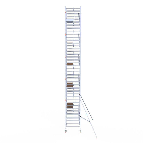 Euroscaffold Euro 135x250x12,2m werkhoogte enkele voorloopleuning Euroscaffold Euroscaffold Euro 135x250x12,2m werkhoogte enkele voorloopleuning