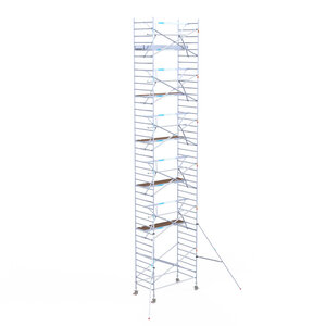 Euroscaffold Euroscaffold Euro 135x250x13,2m werkhoogte enkele voorloopleuning Euroscaffold Euro 135x250x13,2m werkhoogte enkele voorloopleuning