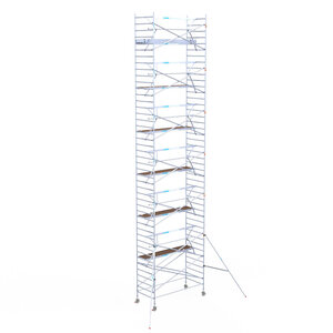 Euroscaffold Euroscaffold Euro 135x305x14,2m werkhoogte enkele voorloopleuning Euroscaffold Euro 135x305x14,2m werkhoogte enkele voorloopleuning