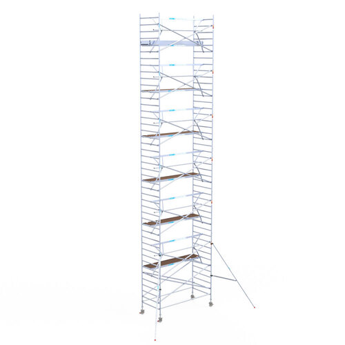Euroscaffold Euro 135x305x14,2m werkhoogte enkele voorloopleuning Euroscaffold Euroscaffold Euro 135x305x14,2m werkhoogte enkele voorloopleuning