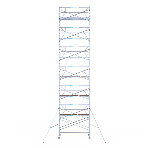 Euroscaffold Euro 135x305x14,2m werkhoogte enkele voorloopleuning Euroscaffold Euroscaffold Euro 135x305x14,2m werkhoogte enkele voorloopleuning