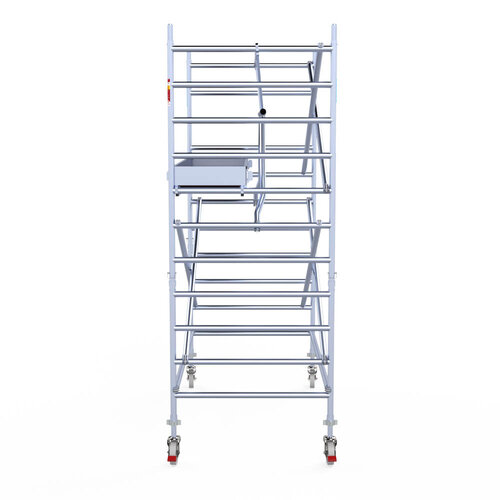Euroscaffold Euro 135x250x4,2m werkhoogte carbon vloer enkele voorloopleuning Euroscaffold Euroscaffold Euro 135x250x4,2m werkhoogte carbon vloer enkele voorloopleuning