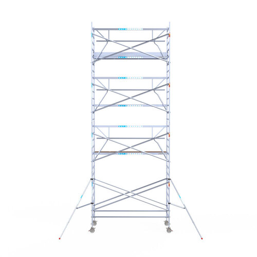 Euroscaffold Euro 135x305x9,2m werkhoogte carbon vloer enkele voorloopleuning Euroscaffold Euroscaffold Euro 135x305x9,2m werkhoogte carbon vloer enkele voorloopleuning