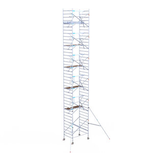 Euroscaffold Euroscaffold Euro 135x190x13,2m werkhoogte carbon vloer enkele voorloopleuning Euroscaffold Euro 135x190x13,2m werkhoogte carbon vloer enkele voorloopleuning