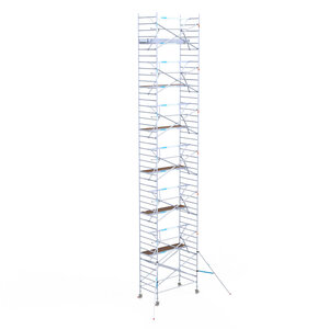 Euroscaffold Euroscaffold Euro 135x250x14,2m werkhoogte carbon vloer enkele voorloopleuning Euroscaffold Euro 135x250x14,2m werkhoogte carbon vloer enkele voorloopleuning