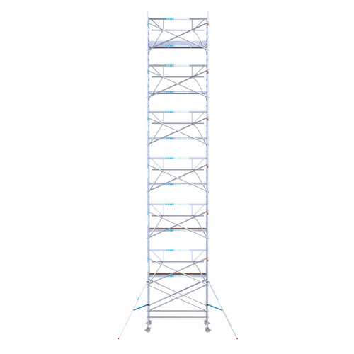 Euroscaffold Euro 135x250x14,2m werkhoogte carbon vloer enkele voorloopleuning Euroscaffold Euroscaffold Euro 135x250x14,2m werkhoogte carbon vloer enkele voorloopleuning