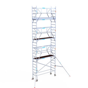 Euroscaffold Euroscaffold Euro 75x250x8,2m werkhoogte dubbele voorloopleuning Euroscaffold Euro 75x250x8,2m werkhoogte dubbele voorloopleuning