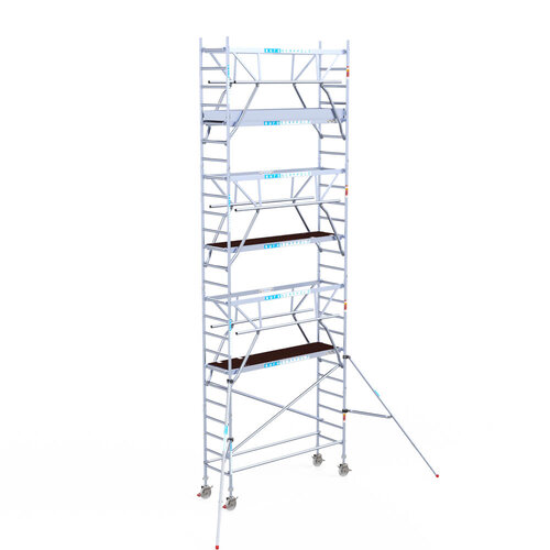 Euroscaffold Euro 75x250x8,2m werkhoogte dubbele voorloopleuning Euroscaffold Euroscaffold Euro 75x250x8,2m werkhoogte dubbele voorloopleuning