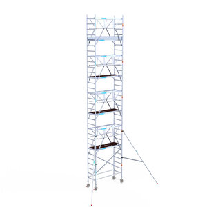 Euroscaffold Euroscaffold Euro 75x190x10,2m werkhoogte dubbele voorloopleuning Euroscaffold Euro 75x190x10,2m werkhoogte dubbele voorloopleuning