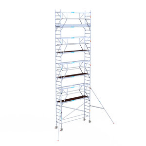 Euroscaffold Euroscaffold Euro 75x305x10,2m werkhoogte dubbele voorloopleuning Euroscaffold Euro 75x305x10,2m werkhoogte dubbele voorloopleuning