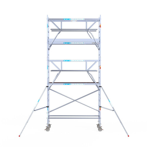 Euroscaffold Euro 75x250x6,2m werkhoogte carbon vloer dubbele voorloopleuning Euroscaffold Euroscaffold Euro 75x250x6,2m werkhoogte carbon vloer dubbele voorloopleuning