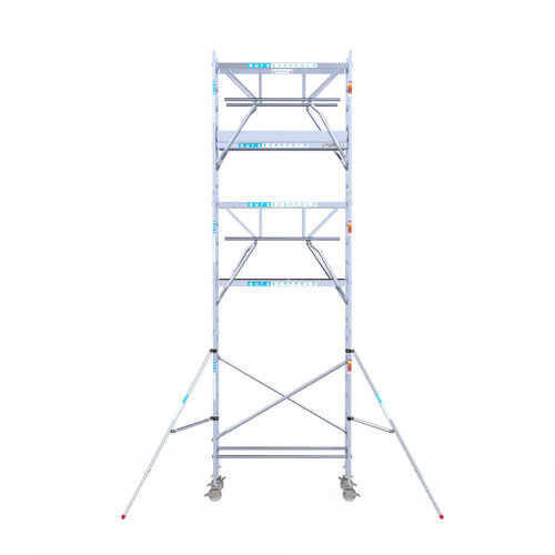 Euroscaffold Euroscaffold Euro 75x190x7,2m werkhoogte carbon vloer dubbele voorloopleuning