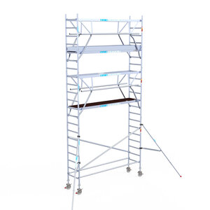 Euroscaffold Euro 75x305x7,2m werkhoogte carbon vloer dubbele voorloopleuning