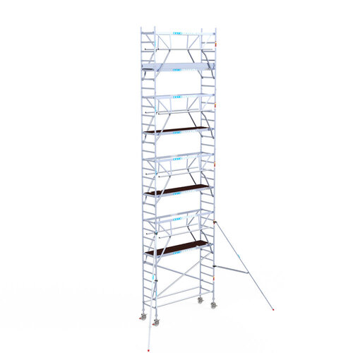 Euroscaffold Euro 75x250x10,2m werkhoogte carbon vloer dubbele voorloopleuning Euroscaffold Euroscaffold Euro 75x250x10,2m werkhoogte carbon vloer dubbele voorloopleuning