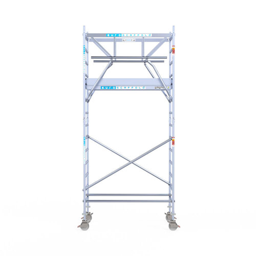 Euroscaffold Euro 90x190x5,2m werkhoogte dubbele voorloopleuning Euroscaffold Euroscaffold Euro 90x190x5,2m werkhoogte dubbele voorloopleuning