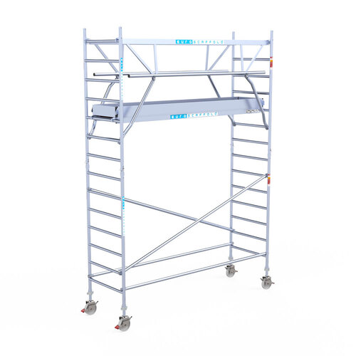 Euroscaffold Euro 90x305x5,2m werkhoogte dubbele voorloopleuning Euroscaffold Euroscaffold Euro 90x305x5,2m werkhoogte dubbele voorloopleuning