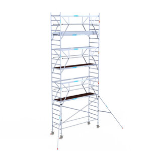 Euroscaffold Euroscaffold Euro 90x305x8,2m werkhoogte dubbele voorloopleuning Euroscaffold Euro 90x305x8,2m werkhoogte dubbele voorloopleuning