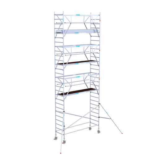 Euroscaffold Euro 90x305x9,2m werkhoogte dubbele voorloopleuning Euroscaffold Euroscaffold Euro 90x305x9,2m werkhoogte dubbele voorloopleuning