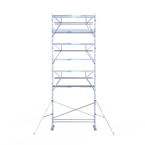 Euroscaffold Euro 90x305x9,2m werkhoogte dubbele voorloopleuning Euroscaffold Euroscaffold Euro 90x305x9,2m werkhoogte dubbele voorloopleuning