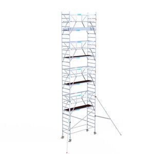 Euroscaffold Euroscaffold Euro 90x250x10,2m werkhoogte dubbele voorloopleuning Euroscaffold Euro 90x250x10,2m werkhoogte dubbele voorloopleuning