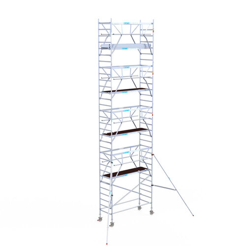 Euroscaffold Euro 90x250x10,2m werkhoogte dubbele voorloopleuning Euroscaffold Euroscaffold Euro 90x250x10,2m werkhoogte dubbele voorloopleuning