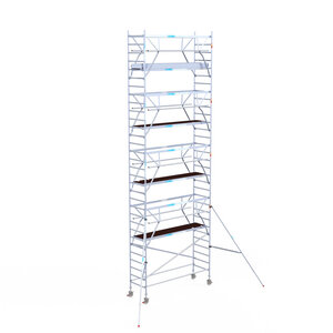 Euroscaffold Euroscaffold Euro 90x305x10,2m werkhoogte dubbele voorloopleuning Euroscaffold Euro 90x305x10,2m werkhoogte dubbele voorloopleuning