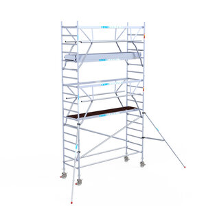 Euroscaffold Euro 90x305x6,2m werkhoogte carbon vloer dubbele voorloopleuning
