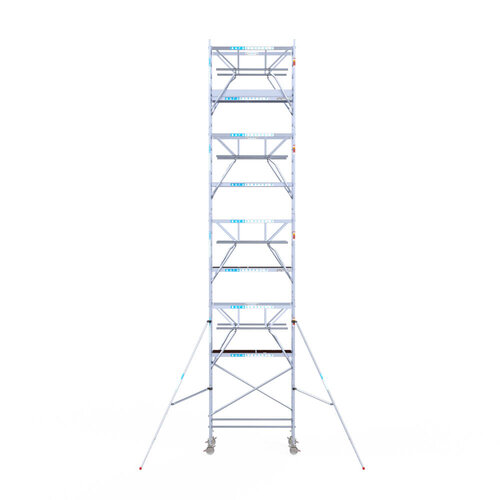 Euroscaffold Euro 90x190x10,2m werkhoogte carbon vloer dubbele voorloopleuning Euroscaffold Euroscaffold Euro 90x190x10,2m werkhoogte carbon vloer dubbele voorloopleuning