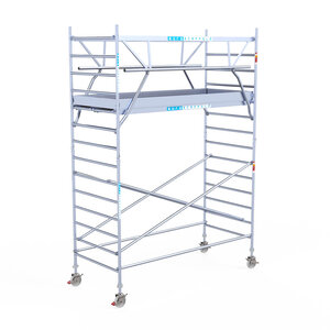 Euroscaffold Euroscaffold Euro 135x305x5,2m werkhoogte dubbele voorloopleuning Euroscaffold Euro 135x305x5,2m werkhoogte dubbele voorloopleuning