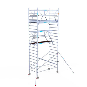 Euroscaffold Euroscaffold Euro 135x250x7,2m werkhoogte dubbele voorloopleuning Euroscaffold Euro 135x250x7,2m werkhoogte dubbele voorloopleuning