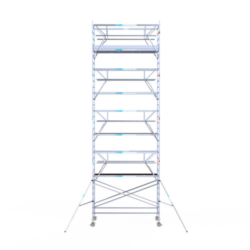 Euroscaffold Euro 135x305x10,2m werkhoogte dubbele voorloopleuning Euroscaffold Euroscaffold Euro 135x305x10,2m werkhoogte dubbele voorloopleuning