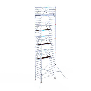 Euroscaffold Euroscaffold Euro 135x250x11,2m werkhoogte dubbele voorloopleuning Euroscaffold Euro 135x250x11,2m werkhoogte dubbele voorloopleuning