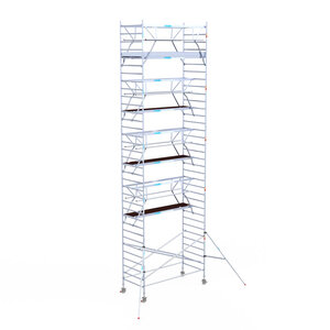 Euroscaffold Euroscaffold Euro 135x305x11,2m werkhoogte dubbele voorloopleuning Euroscaffold Euro 135x305x11,2m werkhoogte dubbele voorloopleuning