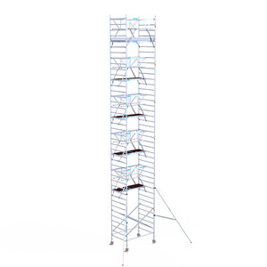 Euroscaffold Euroscaffold Euro 135x190x13,2m werkhoogte dubbele voorloopleuning Euroscaffold Euro 135x190x13,2m werkhoogte dubbele voorloopleuning
