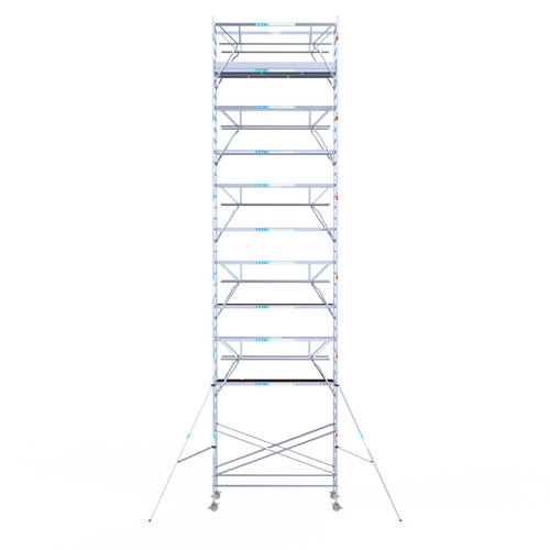 Euroscaffold Euro 135x305x13,2m werkhoogte dubbele voorloopleuning Euroscaffold Euroscaffold Euro 135x305x13,2m werkhoogte dubbele voorloopleuning