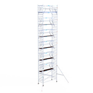 Euroscaffold Euroscaffold Euro 135x305x14,2m werkhoogte dubbele voorloopleuning Euroscaffold Euro 135x305x14,2m werkhoogte dubbele voorloopleuning