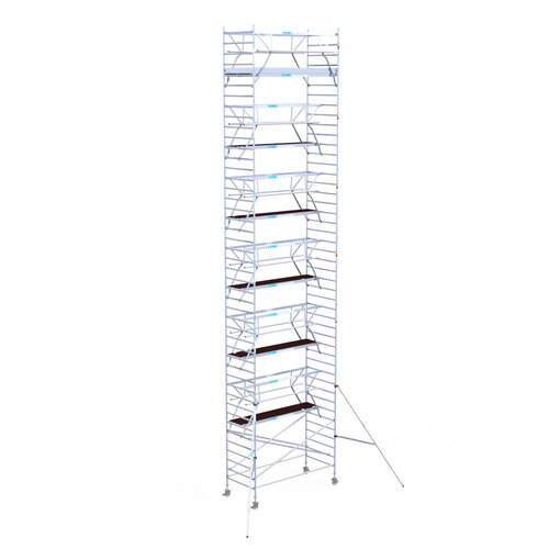 Euroscaffold Euro 135x305x14,2m werkhoogte dubbele voorloopleuning Euroscaffold Euroscaffold Euro 135x305x14,2m werkhoogte dubbele voorloopleuning