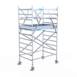 Euroscaffold Euroscaffold Euro 135x190x4,2m werkhoogte carbon vloer dubbele voorloopleuning Euroscaffold Euro 135x190x4,2m werkhoogte carbon vloer dubbele voorloopleuning