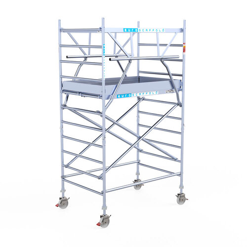 Euroscaffold Euro 135x190x4,2m werkhoogte carbon vloer dubbele voorloopleuning Euroscaffold Euroscaffold Euro 135x190x4,2m werkhoogte carbon vloer dubbele voorloopleuning