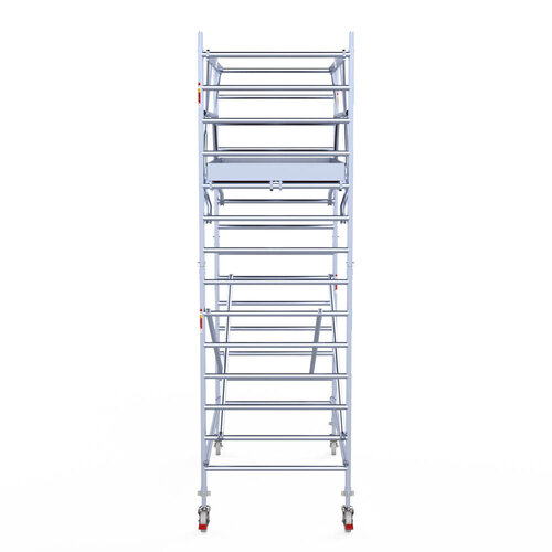 Euroscaffold Euro 135x250x5,2m werkhoogte carbon vloer dubbele voorloopleuning Euroscaffold Euroscaffold Euro 135x250x5,2m werkhoogte carbon vloer dubbele voorloopleuning