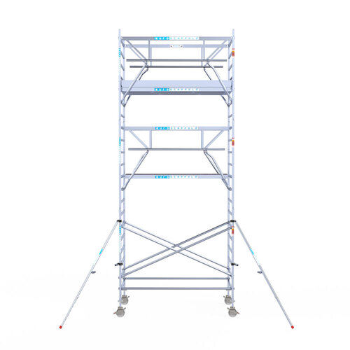 Euroscaffold Euro 135x250x7,2m werkhoogte carbon vloer dubbele voorloopleuning Euroscaffold Euroscaffold Euro 135x250x7,2m werkhoogte carbon vloer dubbele voorloopleuning