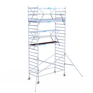 Euroscaffold Euroscaffold Euro 135x305x7,2m werkhoogte carbon vloer dubbele voorloopleuning Euroscaffold Euro 135x305x7,2m werkhoogte carbon vloer dubbele voorloopleuning