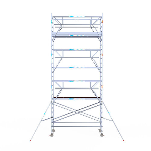 Euroscaffold Euro 135x305x8,2m werkhoogte carbon vloer dubbele voorloopleuning Euroscaffold Euroscaffold Euro 135x305x8,2m werkhoogte carbon vloer dubbele voorloopleuning