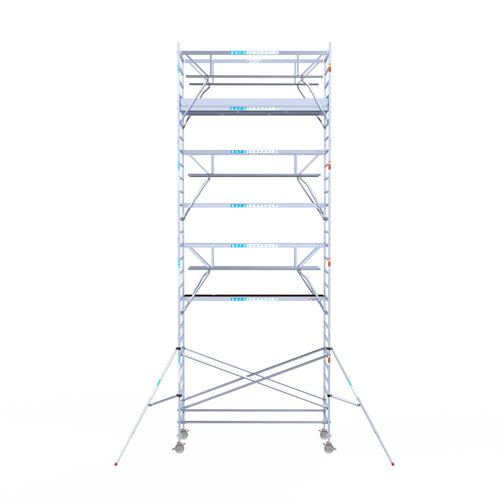 Euroscaffold Euro 135x305x9,2m werkhoogte carbon vloer dubbele voorloopleuning Euroscaffold Euroscaffold Euro 135x305x9,2m werkhoogte carbon vloer dubbele voorloopleuning