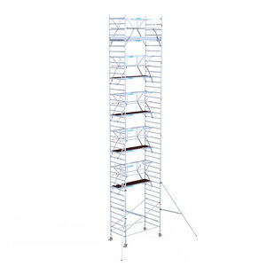 Euroscaffold Euroscaffold Euro 135x250x13,2m werkhoogte carbon vloer dubbele voorloopleuning Euroscaffold Euro 135x250x13,2m werkhoogte carbon vloer dubbele voorloopleuning
