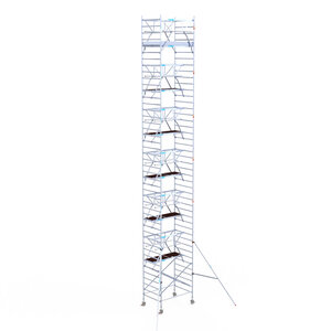Euroscaffold Euroscaffold Euro 135x190x14,2m werkhoogte carbon vloer dubbele voorloopleuning Euroscaffold Euro 135x190x14,2m werkhoogte carbon vloer dubbele voorloopleuning