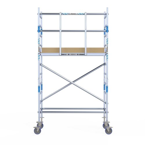 Rolsteiger Alumexx Light 75x190 4,2m werkhoogte - Carbon platformen Alumexx Rolsteiger Alumexx Light 75x190 4,2m werkhoogte - Carbon platformen